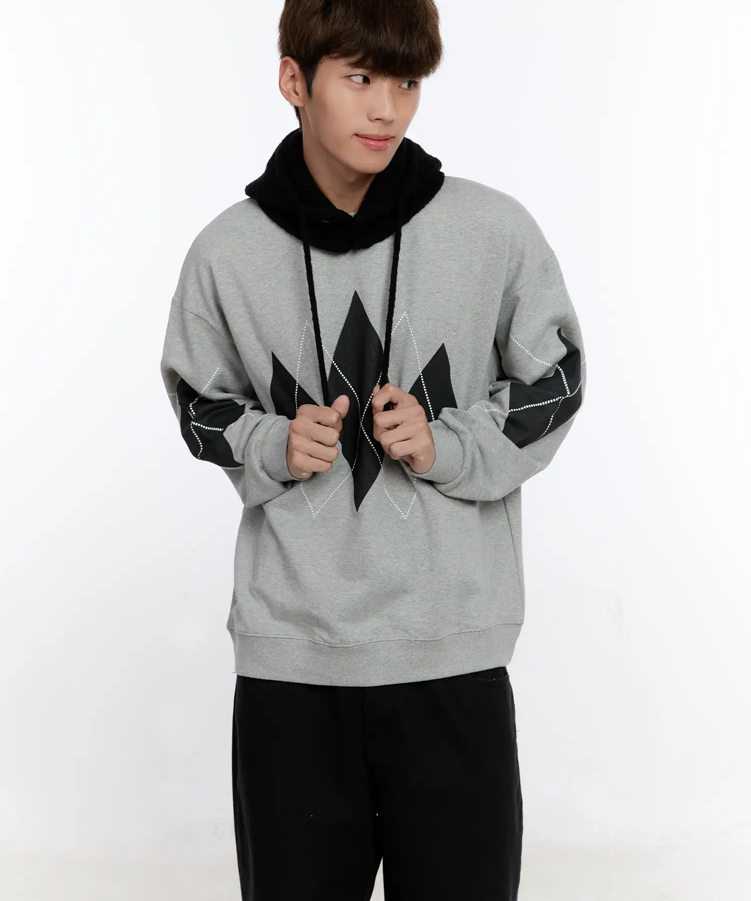 Božo - Muška dukserica s argyle uzorkom