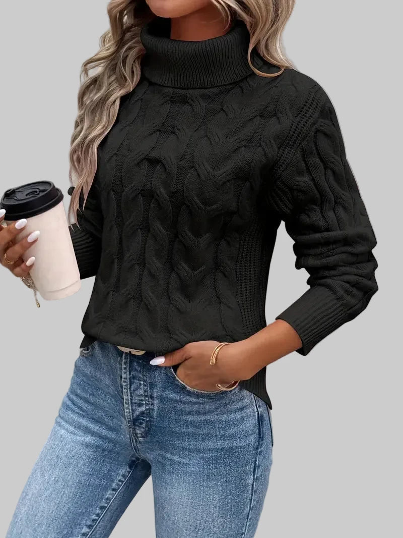 Arijana – Pletena polo majica za elegantnu toplinu