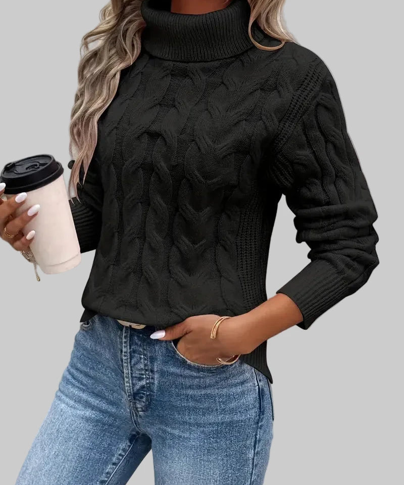 Arijana – Pletena polo majica za elegantnu toplinu