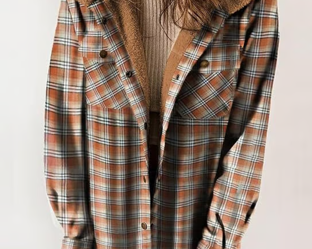 Ena – Amira jakna s kapuljačom i vječnim karo uzorkom