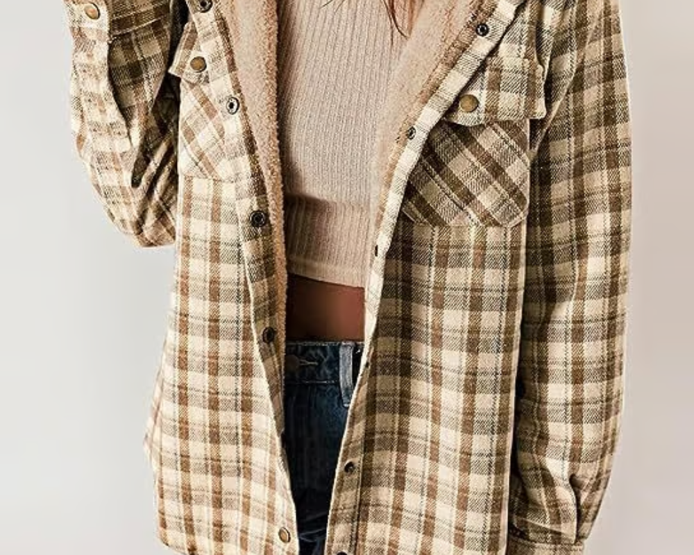 Ena – Amira jakna s kapuljačom i vječnim karo uzorkom