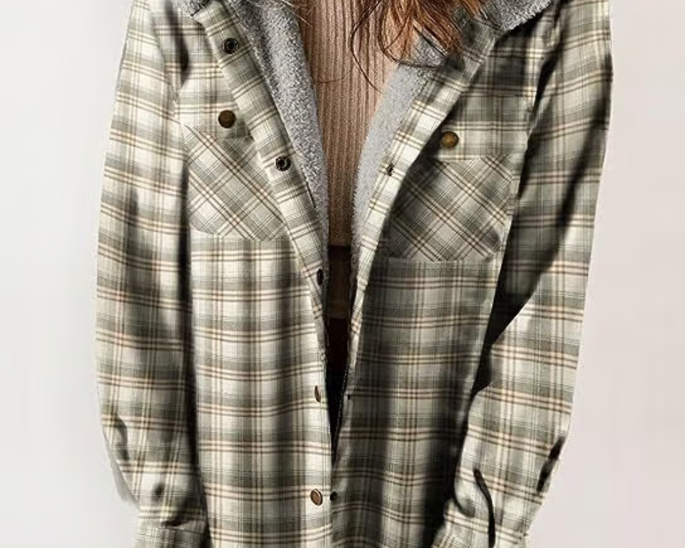 Ena – Amira jakna s kapuljačom i vječnim karo uzorkom