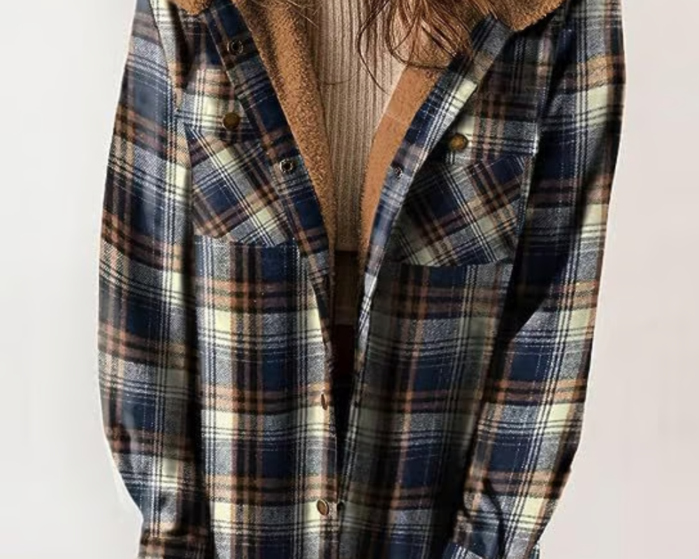 Ena – Amira jakna s kapuljačom i vječnim karo uzorkom