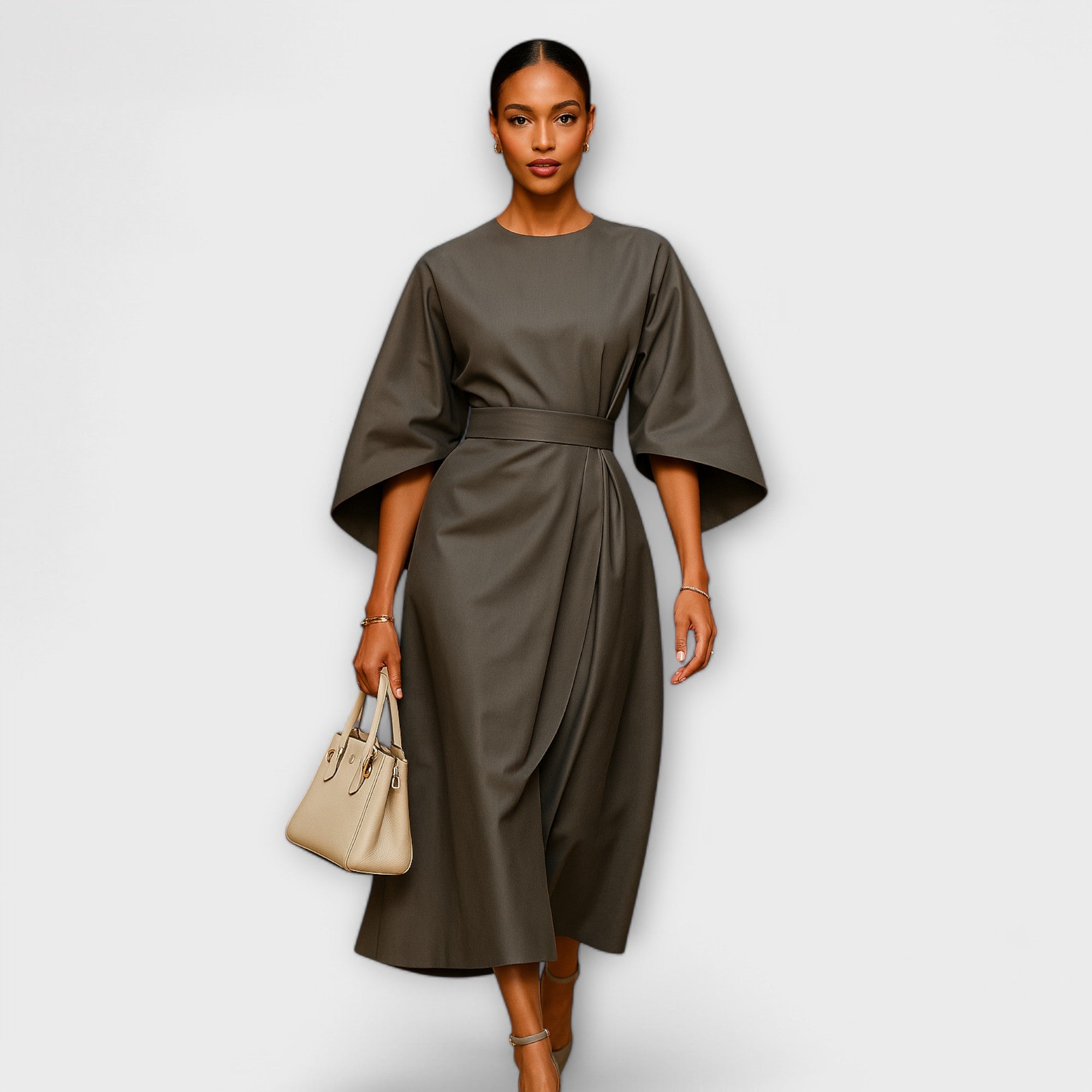 Sara - Elegantna haljina s lantern rukavima