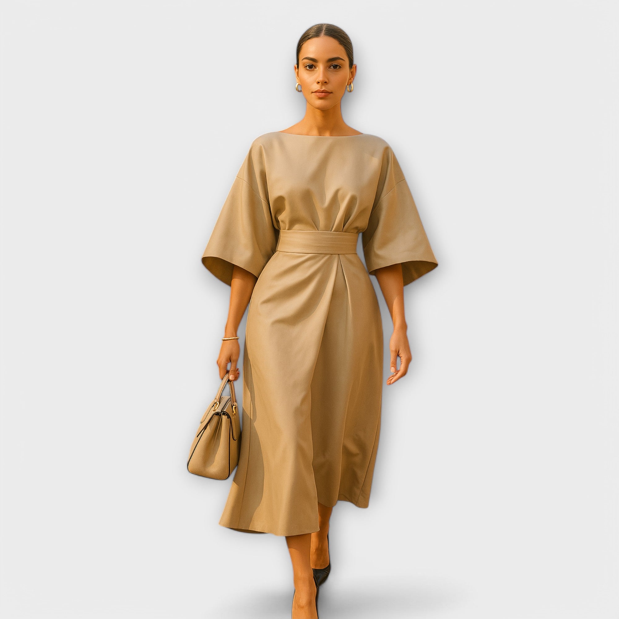 Sara - Elegantna haljina s lantern rukavima