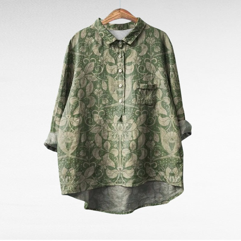 Larisa - Elegantna Vintage Bluzica