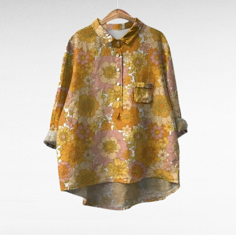 Larisa - Elegantna Vintage Bluzica