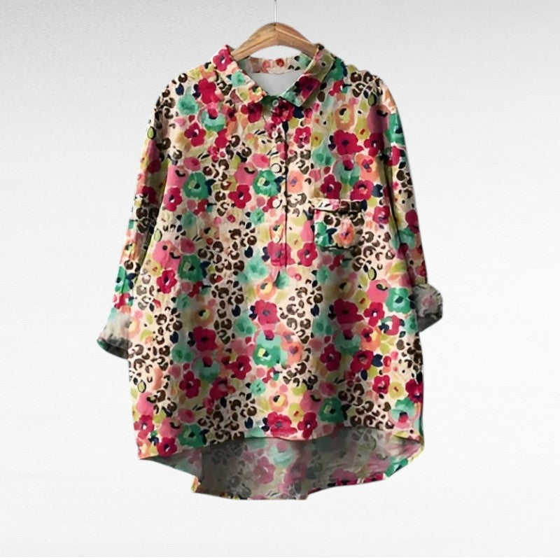 Larisa - Elegantna Vintage Bluzica