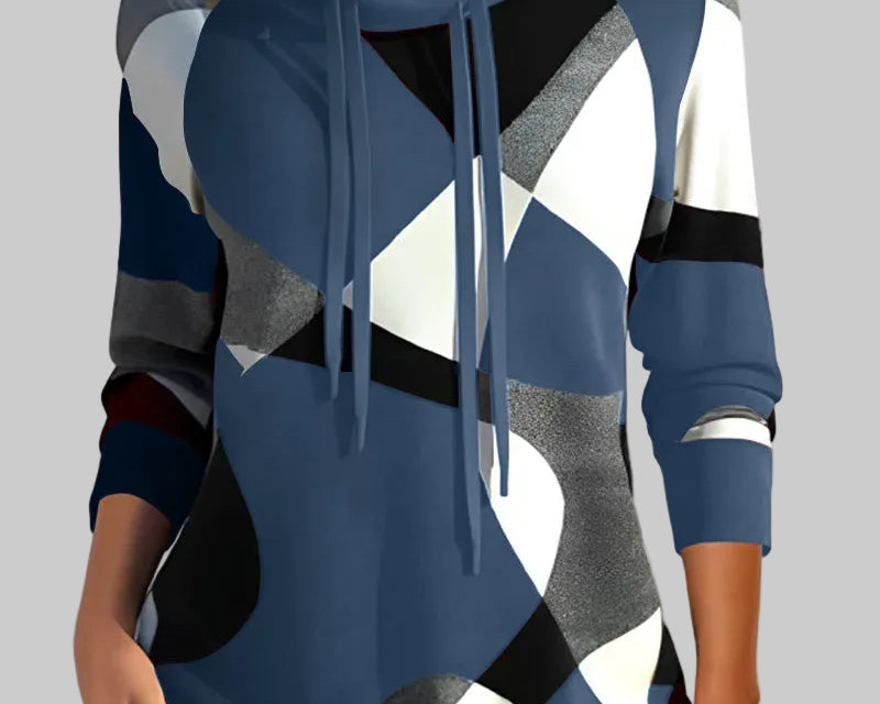 Adriana – moderna dukserica u blokovima boja za svaki dan