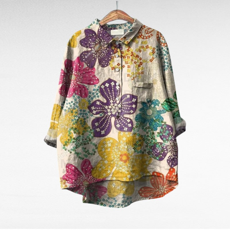 Kristina-Marija - Elegantna Vintage Bluza