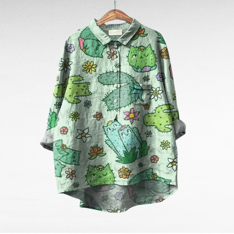 Kristina-Marija - Elegantna Vintage Bluza