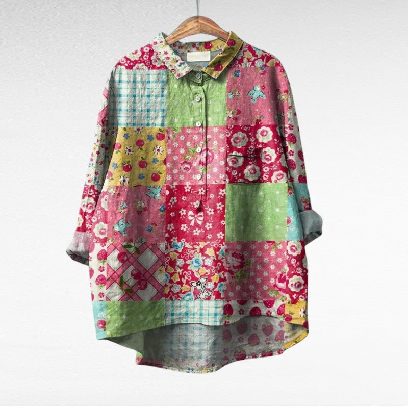 Kristina-Marija - Elegantna Vintage Bluza