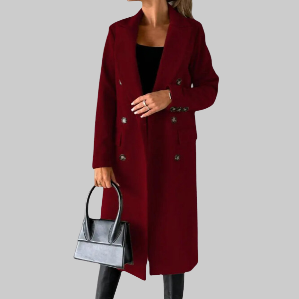 Andrea – luksuzni vuneni trench kaput za bezvremensku eleganciju