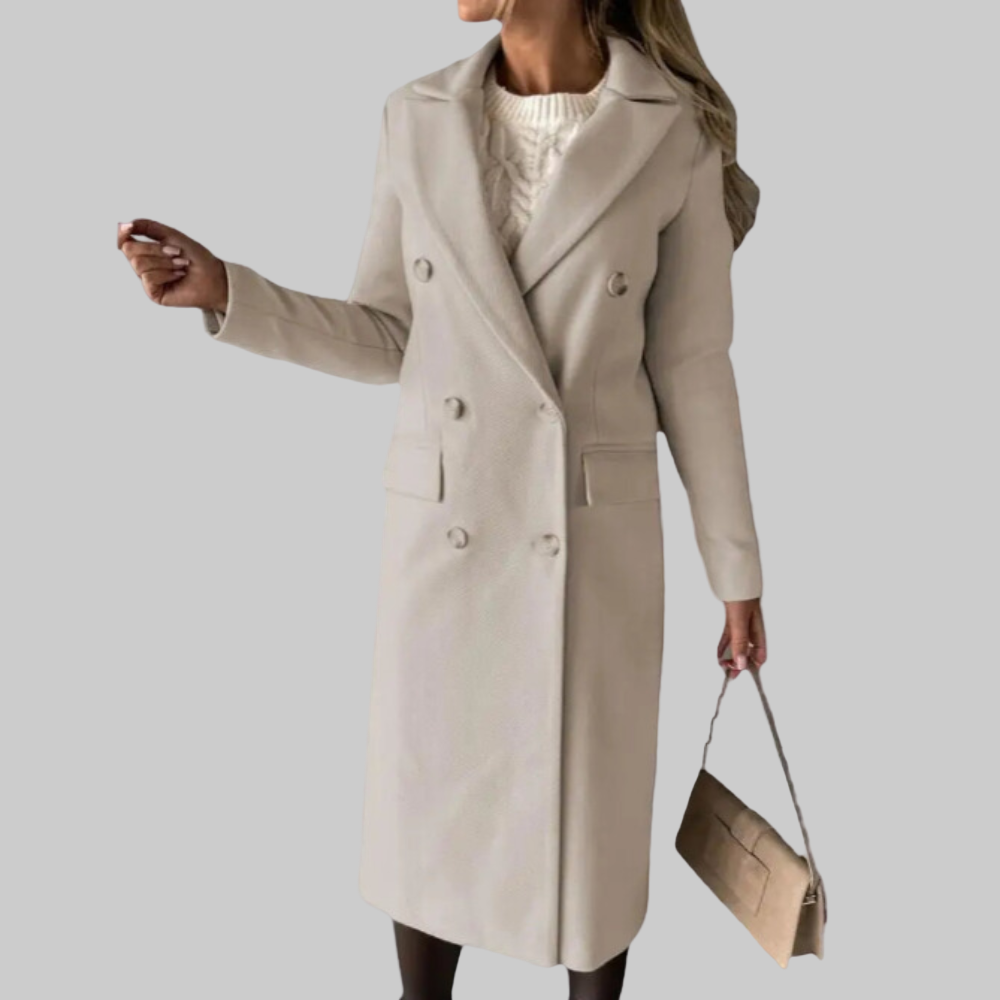 Andrea – luksuzni vuneni trench kaput za bezvremensku eleganciju