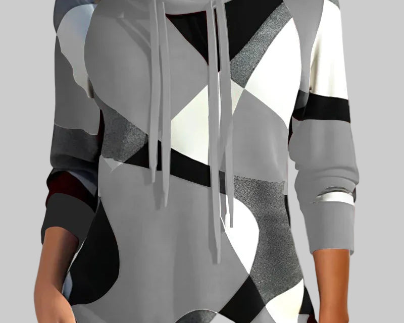 Adriana – moderna dukserica u blokovima boja za svaki dan