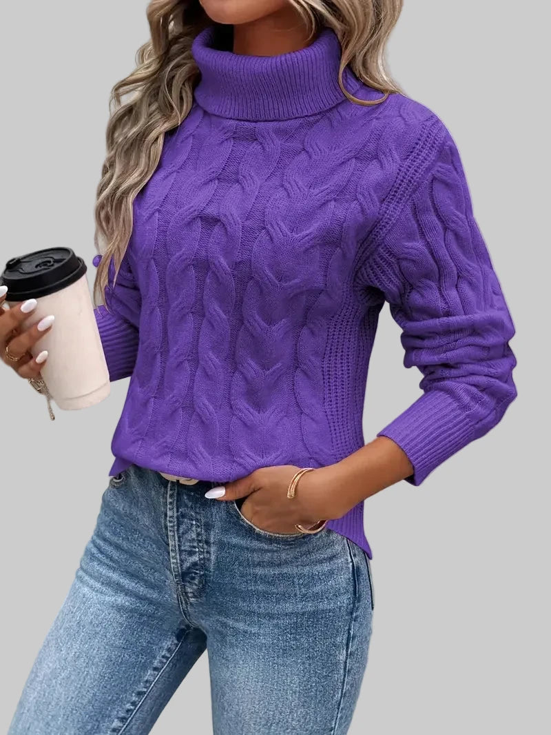 Arijana – Pletena polo majica za elegantnu toplinu