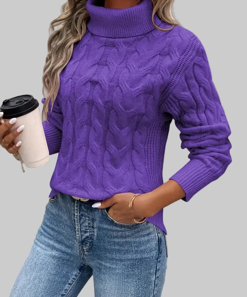 Arijana – Pletena polo majica za elegantnu toplinu