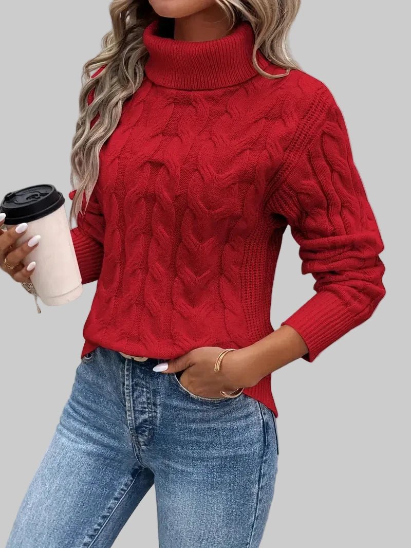 Arijana – Pletena polo majica za elegantnu toplinu