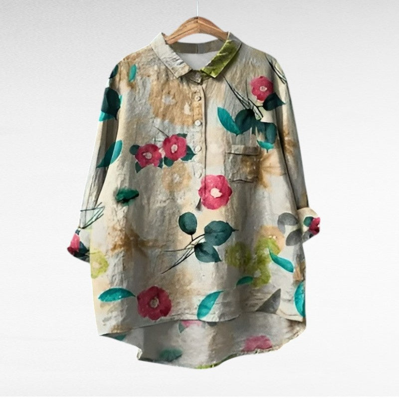 Kristina - Elegantna Vintage Bluza