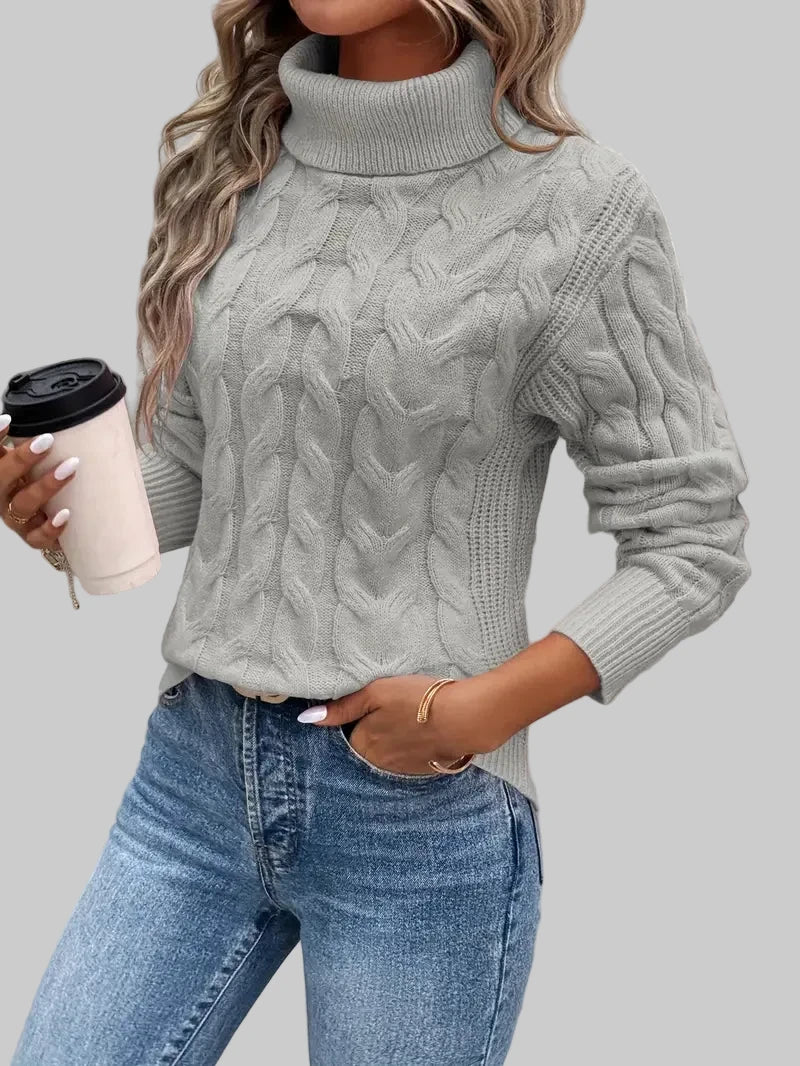 Arijana – Pletena polo majica za elegantnu toplinu