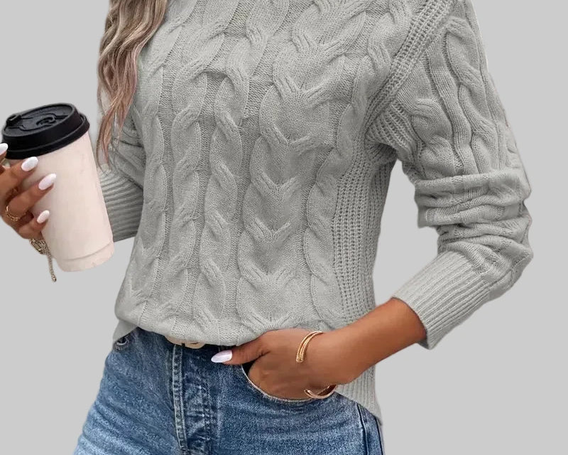 Arijana – Pletena polo majica za elegantnu toplinu