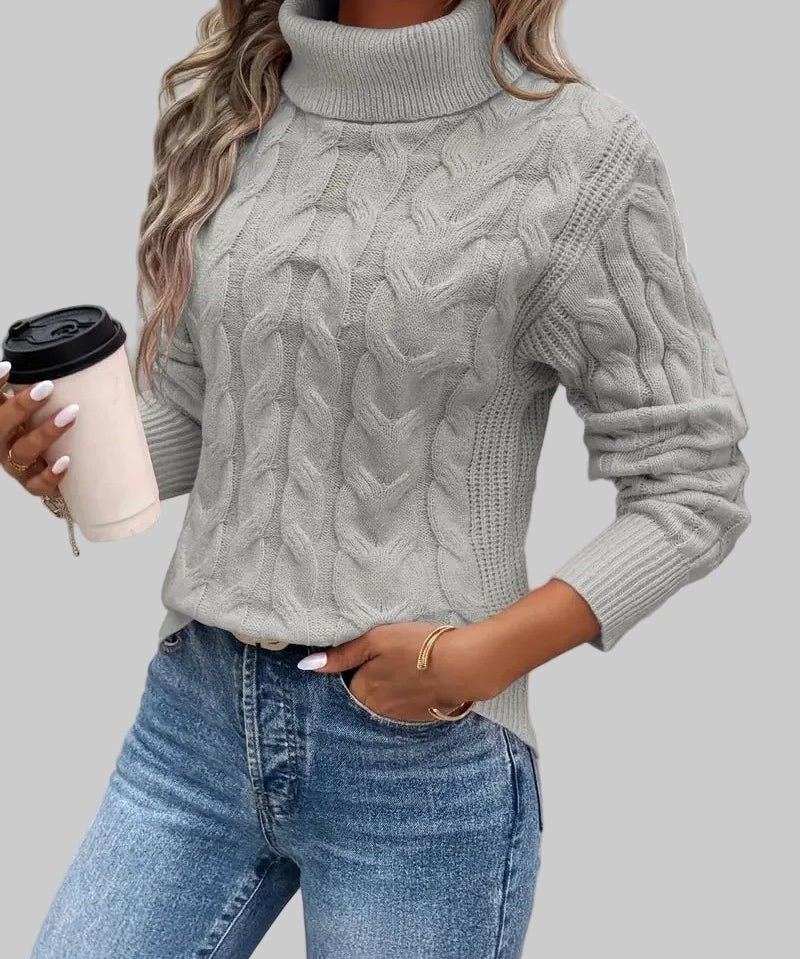 Arijana – Pletena polo majica za elegantnu toplinu