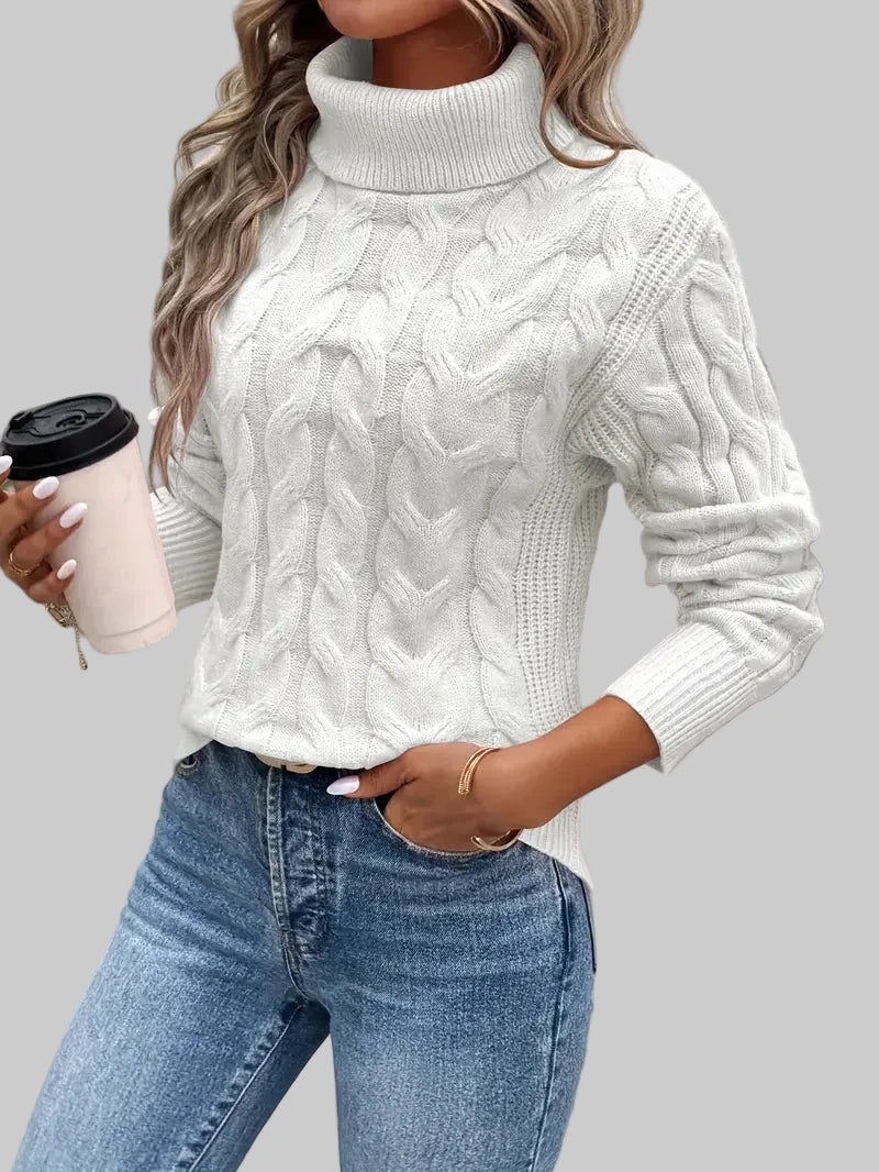 Arijana – Pletena polo majica za elegantnu toplinu