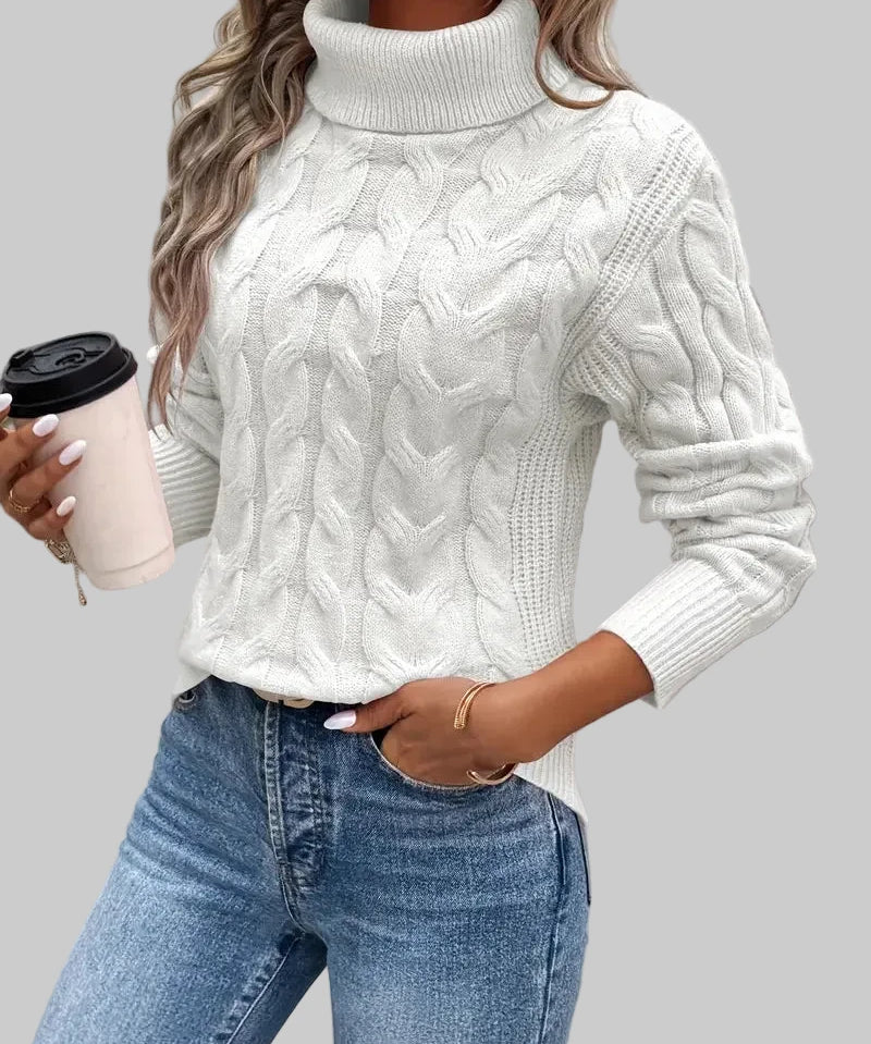 Arijana – Pletena polo majica za elegantnu toplinu