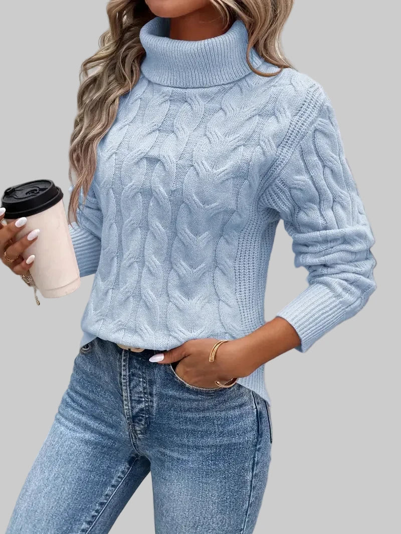 Arijana – Pletena polo majica za elegantnu toplinu