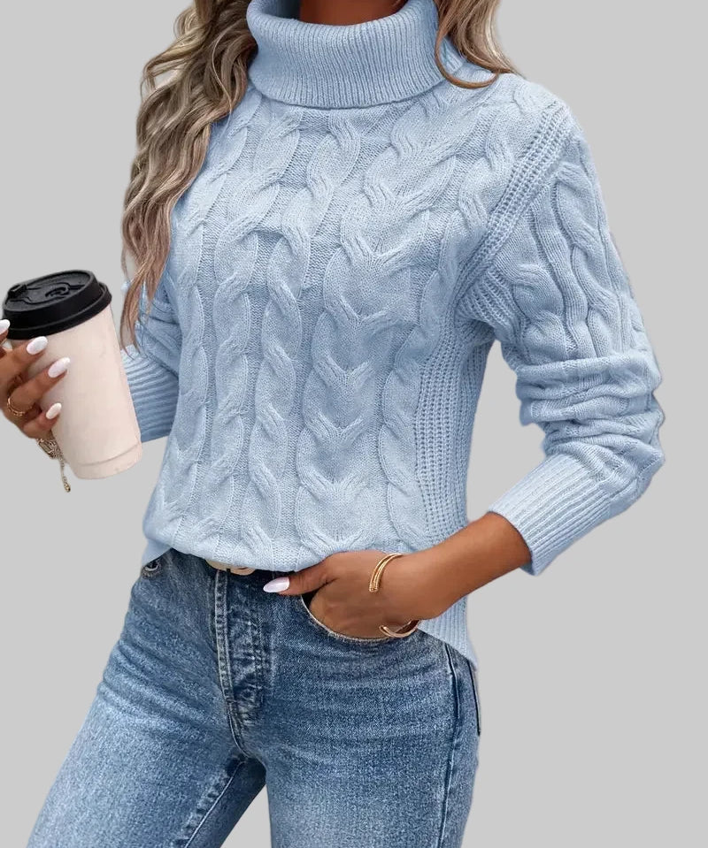 Arijana – Pletena polo majica za elegantnu toplinu