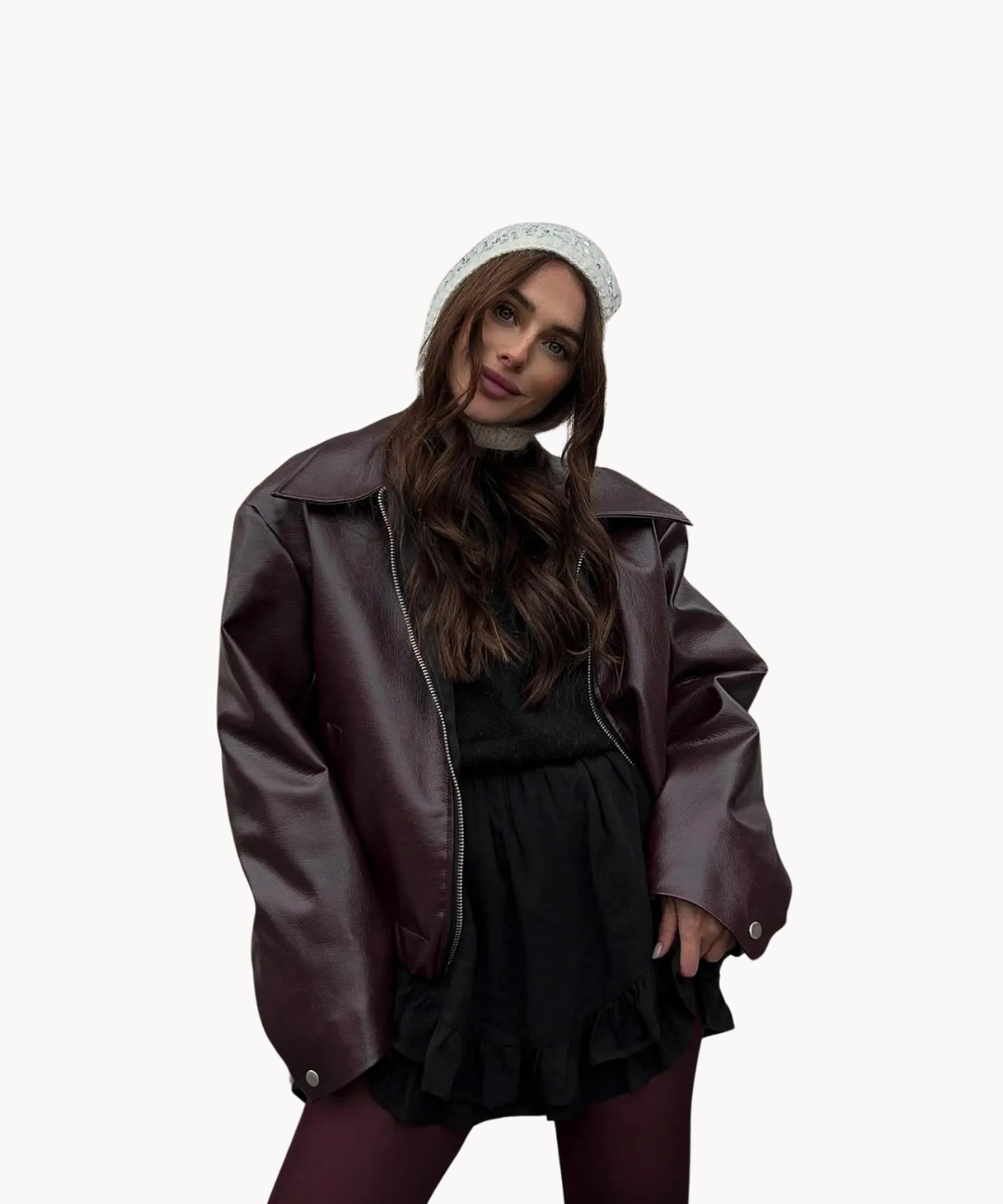 Amela – jakna od veganske kože za bezvremenski stil i samopouzdanje