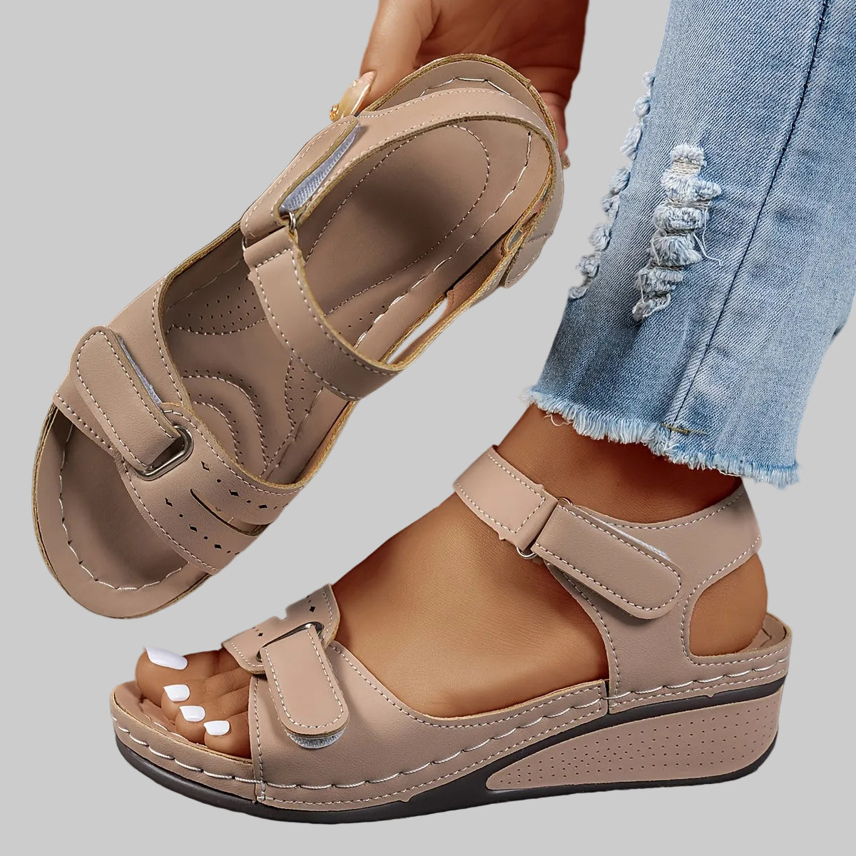 Irjana - Ortopedske Sandale s Petom