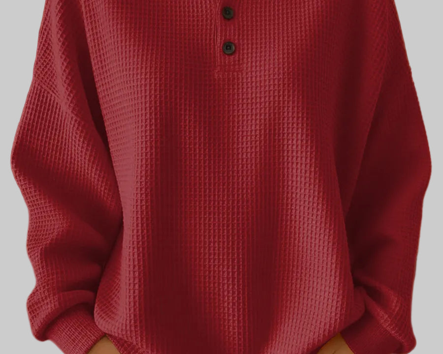 Alea – ležerna vafl majica za toplu, svakodnevnu eleganciju