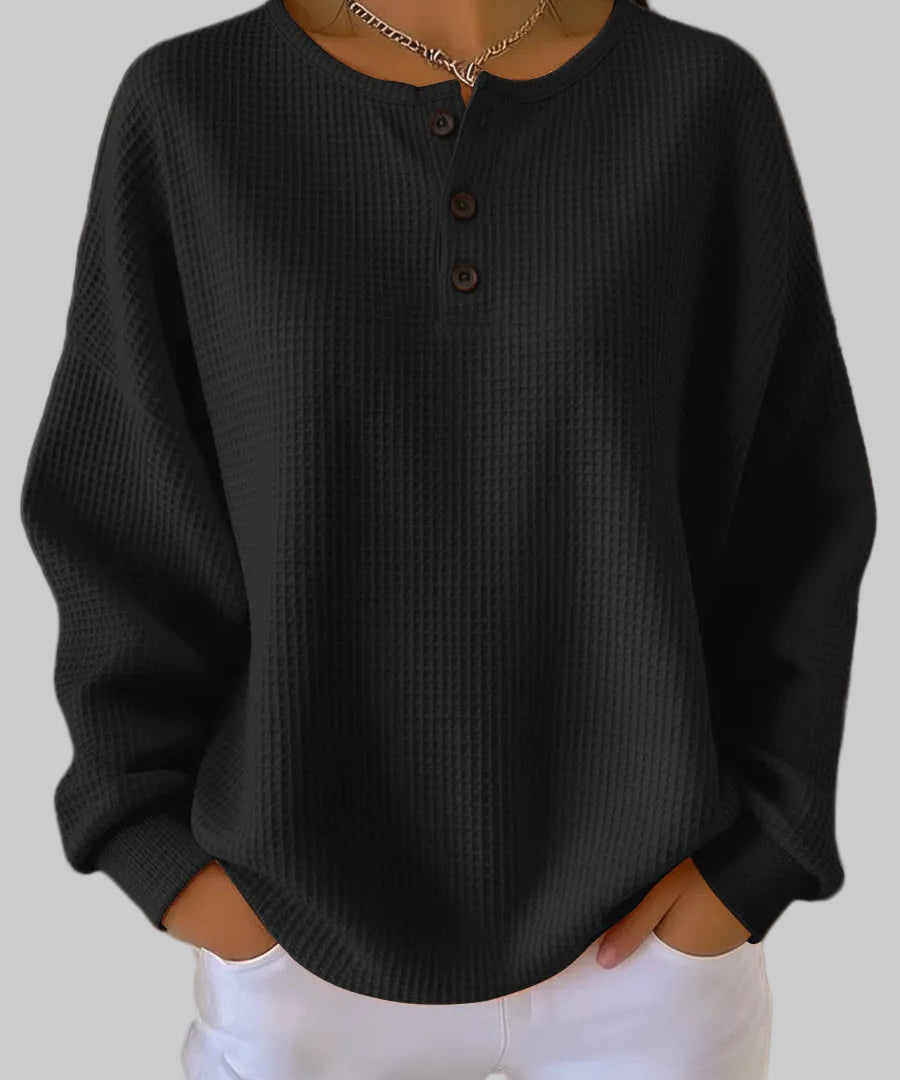 Alea – ležerna vafl majica za toplu, svakodnevnu eleganciju