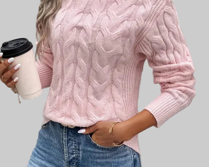 Arijana – Pletena polo majica za elegantnu toplinu