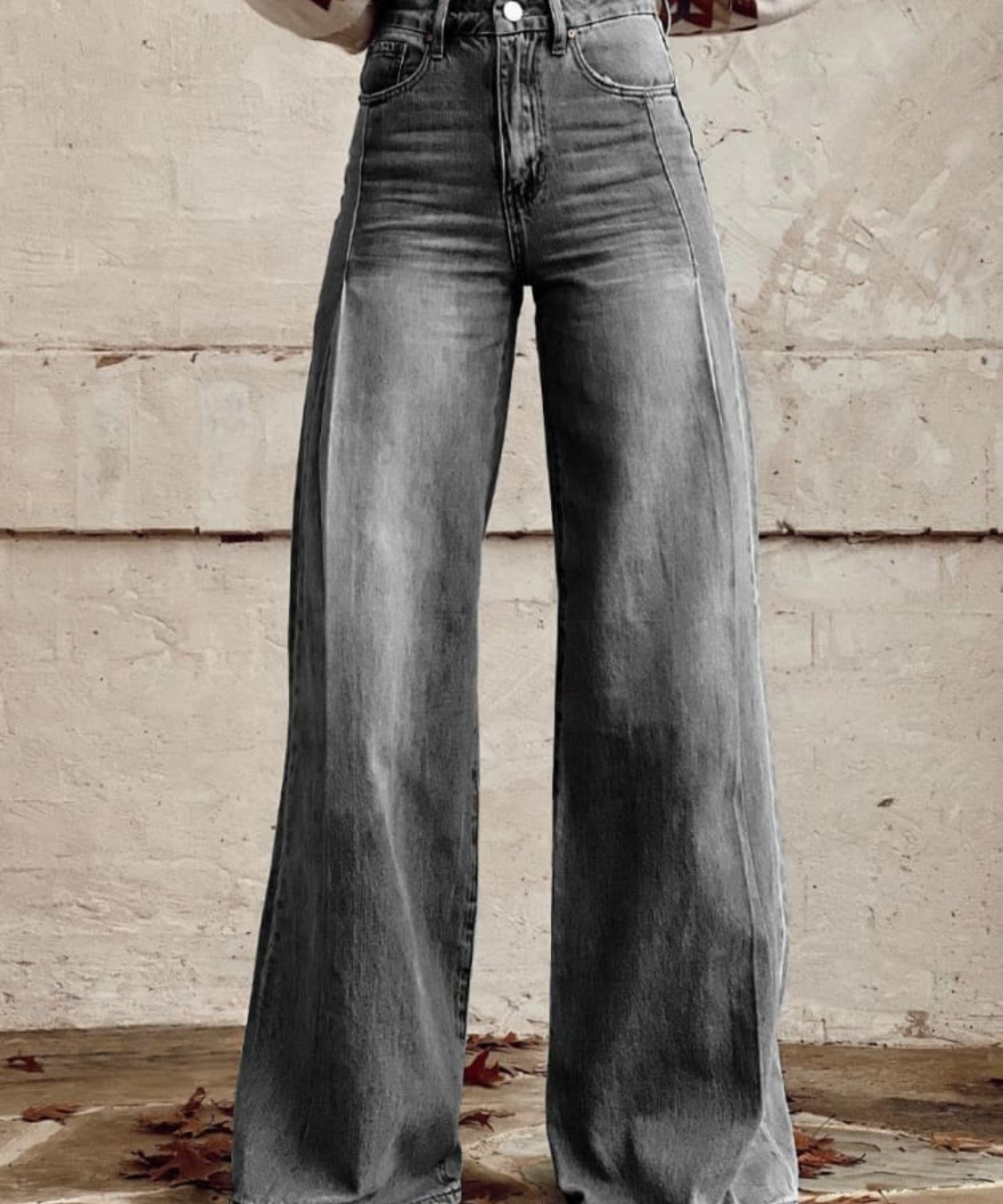 Arijana - Klasične Hlače Širokih Nogavica