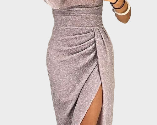 Ksenija - Spoj elegantne draperije i bezvremenske maxi siluete