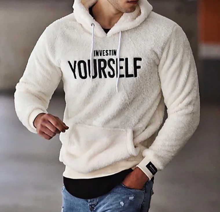 Mate – Sherpa hoodie s motivacijskim printom