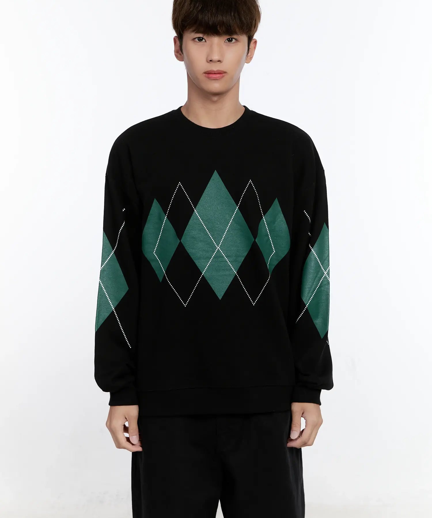 Božo - Muška dukserica s argyle uzorkom