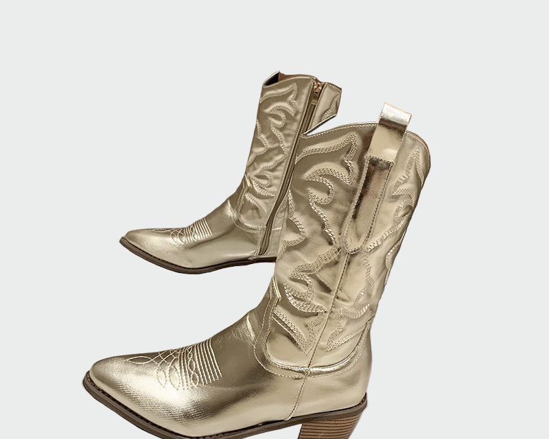 Donatela – Ženske metalik ružičaste traperice za isticanje!