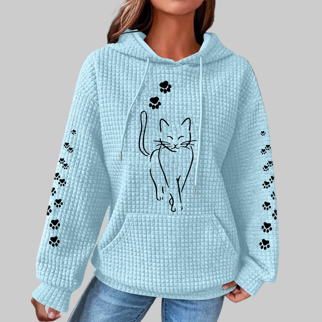 Aleksandra – luksuzna topla hoodie koja grije bez da dodaje volumen
