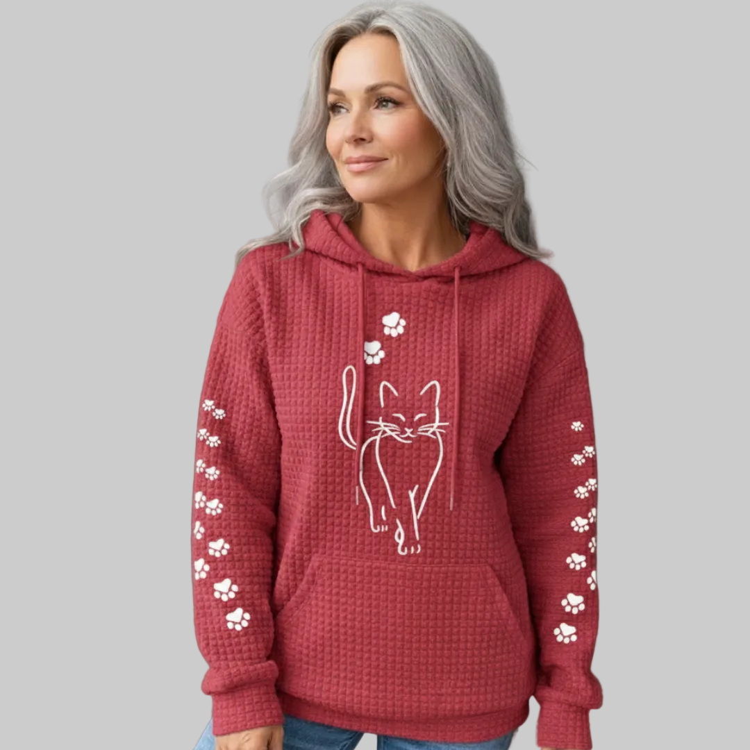 Aleksandra – luksuzna topla hoodie koja grije bez da dodaje volumen
