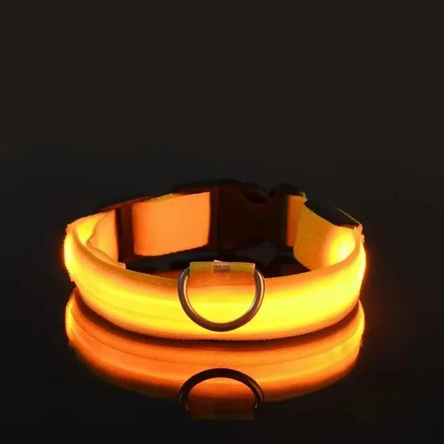 BOOTEELY LED Najlon Ogrlica i Povodac za Pse
