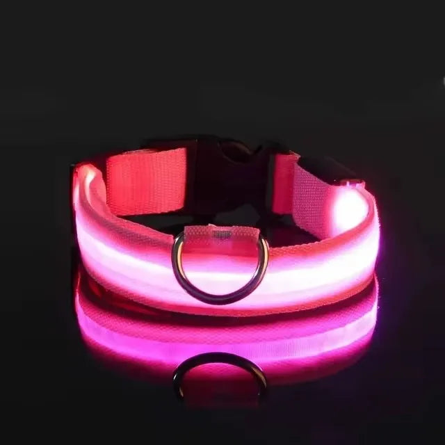 BOOTEELY LED Najlon Ogrlica i Povodac za Pse