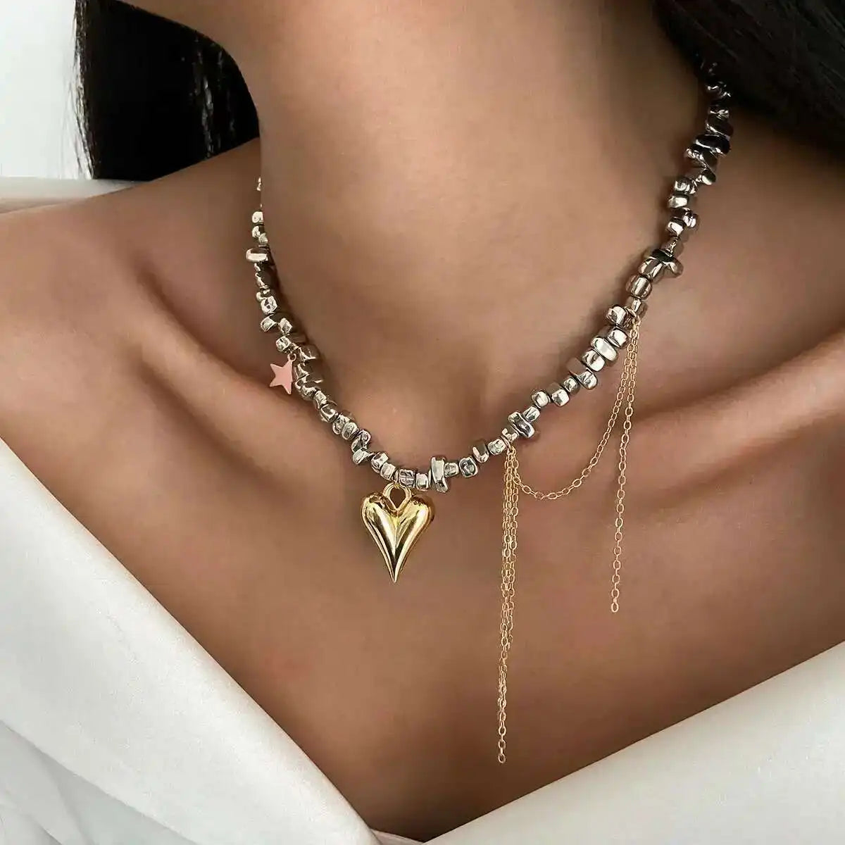 Dijana - Ingemark Trendy Vintage Ogrlica s Srcem