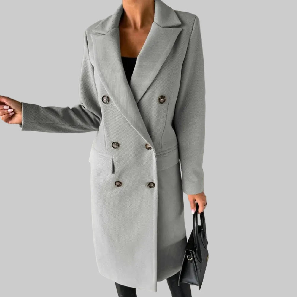 Andrea – luksuzni vuneni trench kaput za bezvremensku eleganciju