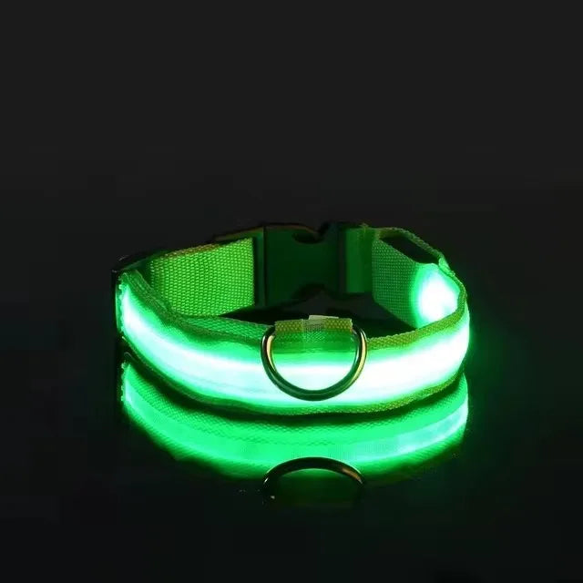 BOOTEELY LED Najlon Povodac i Ogrlica za Pse