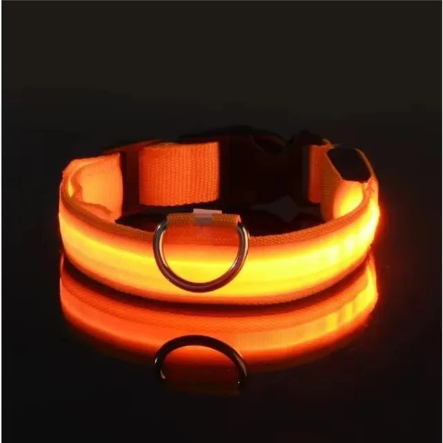 BOOTEELY LED Najlon Ogrlica i Povodac za Pse