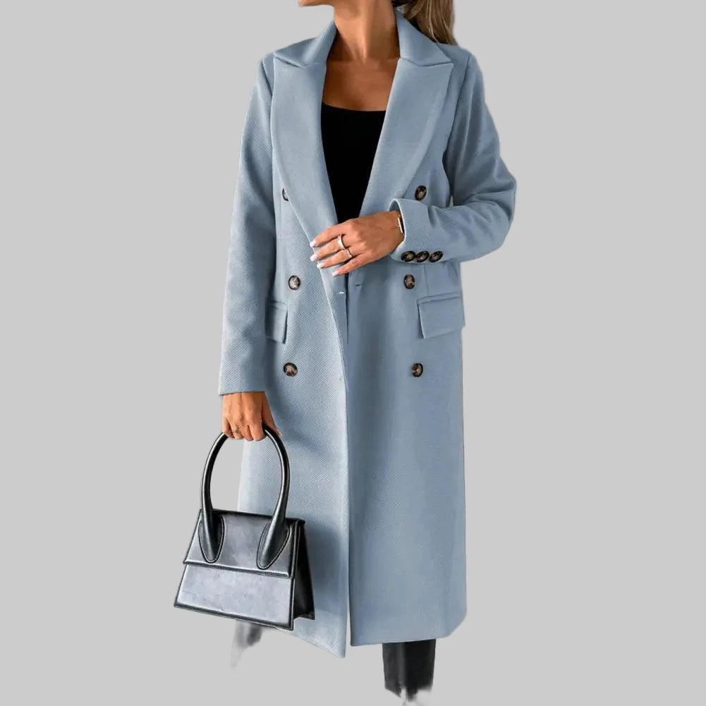 Andrea – luksuzni vuneni trench kaput za bezvremensku eleganciju