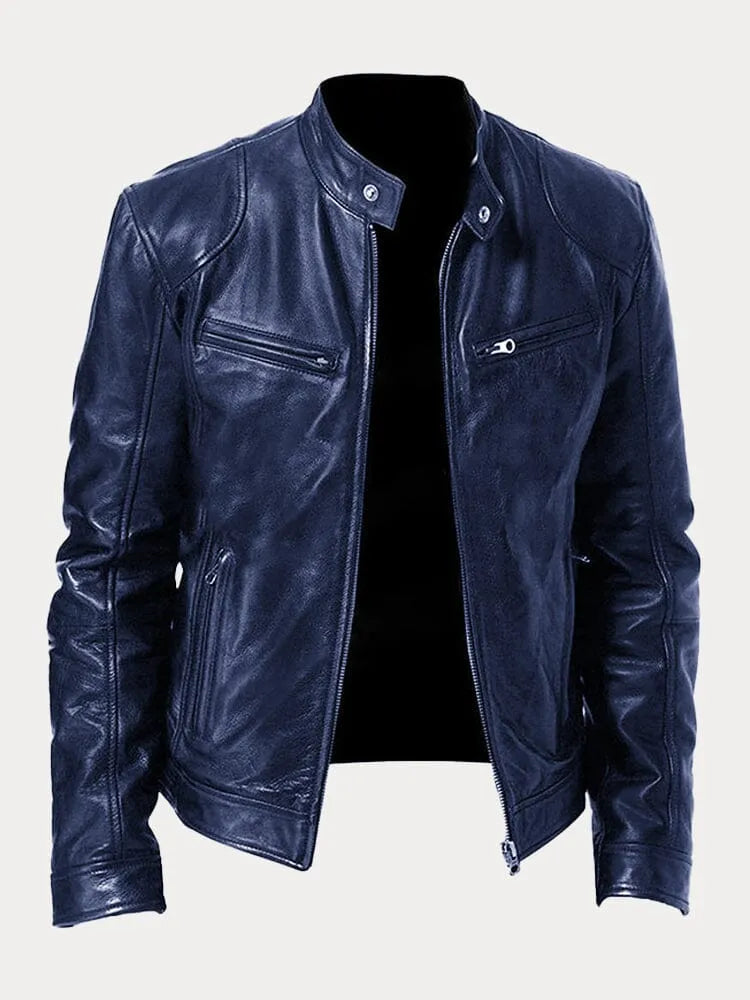 Srećko - Klasična Biker Kožna Jakna